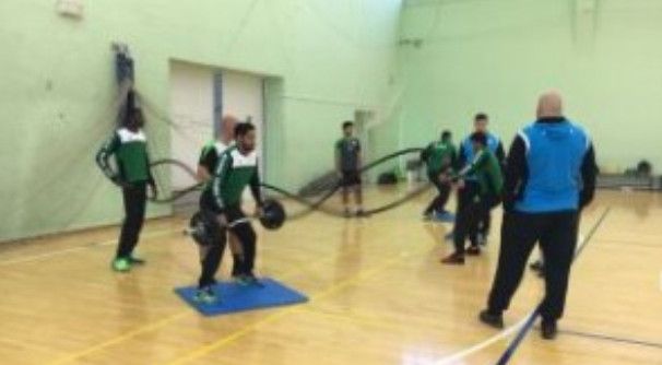 جانب من استعدادات المنتخب السعودي لكرة اليد 