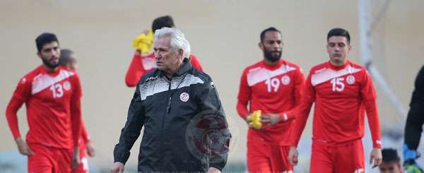 من تدريبات المنتخب التونسي باستاد القاهرة