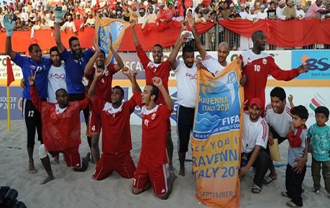 صورة ارشيفية للمنتخب العماني لكرة القدم الشاطئية