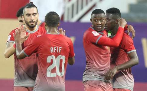 فرحة لاعبي لوخيا