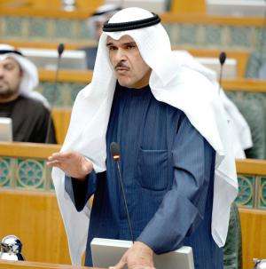 الشيخ سلمان الحمود متحدثا في مجلس الأمة