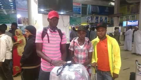 الغانيون الثلاثة الذين جاءوا برفقة المدرب أبياه