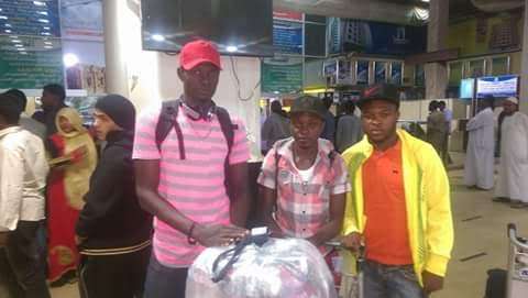 الغانيون الثلاثة الذين جاءوا برفقة المدرب أبياه