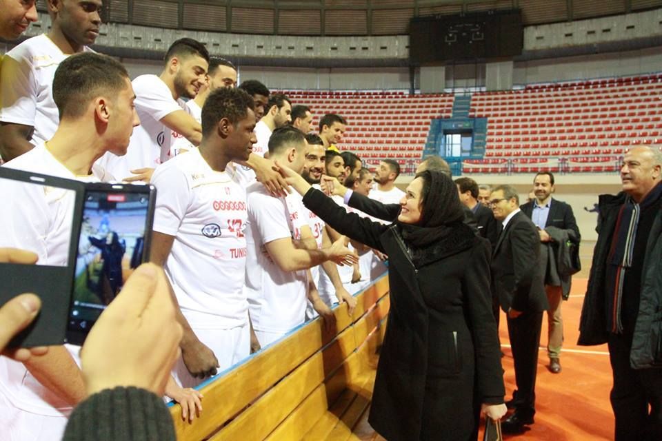 وزيرة الرياضة ماجدولين الشارني