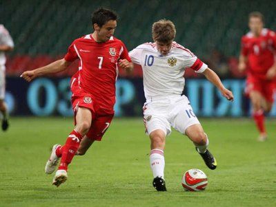 أرشافين في اللقاء الأخير مع المنتخب الروسي