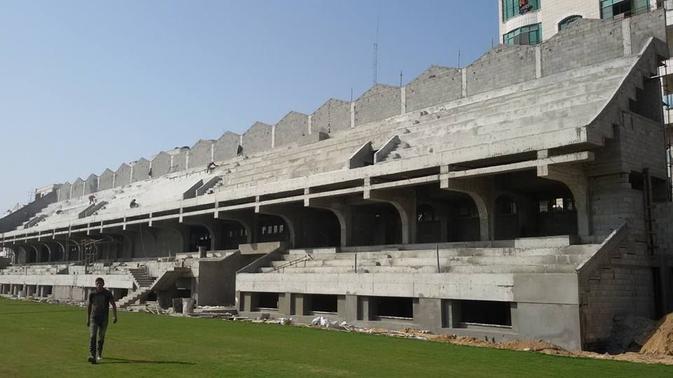 ملعب فلسطين بعد تاهيله