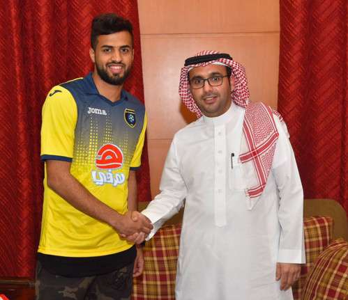 محمد الصيعري أثناء تقديمه