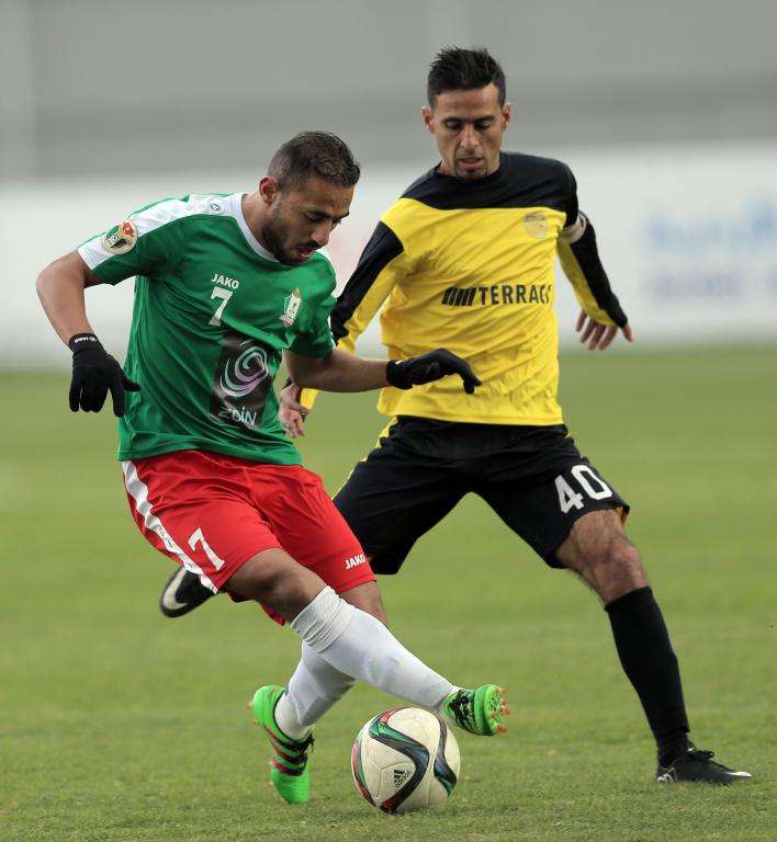 من لقاء الوحدات والحسين اربد 