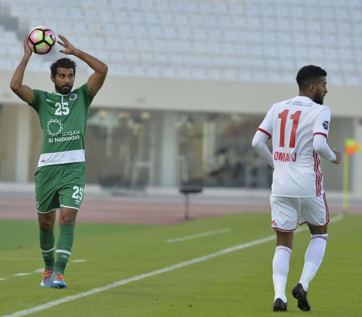 محمود قاسم قبل الإصابة