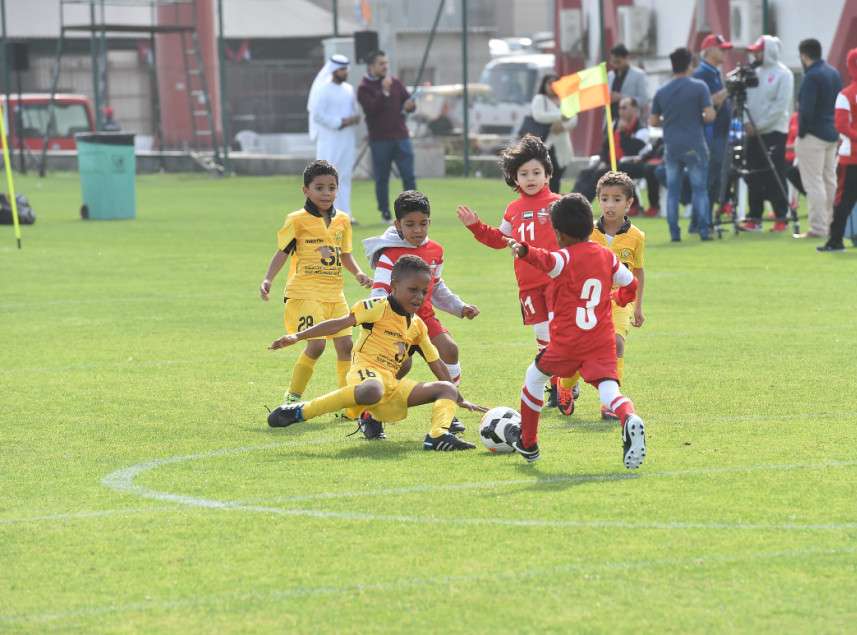 جانب من المرحلة الثانية لمهرجان براعم دبي بنادي الاهلي