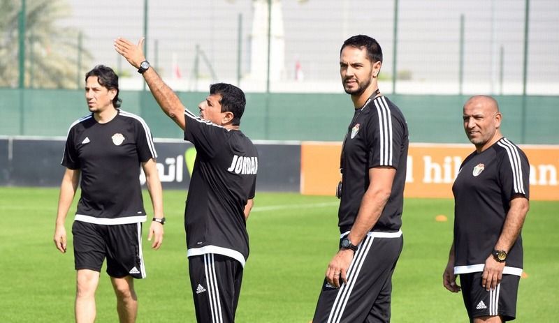 من تدريبات منتخب الأردن اليوم