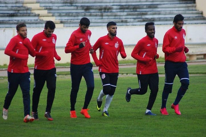 جانب من تدريبات الإفريقي