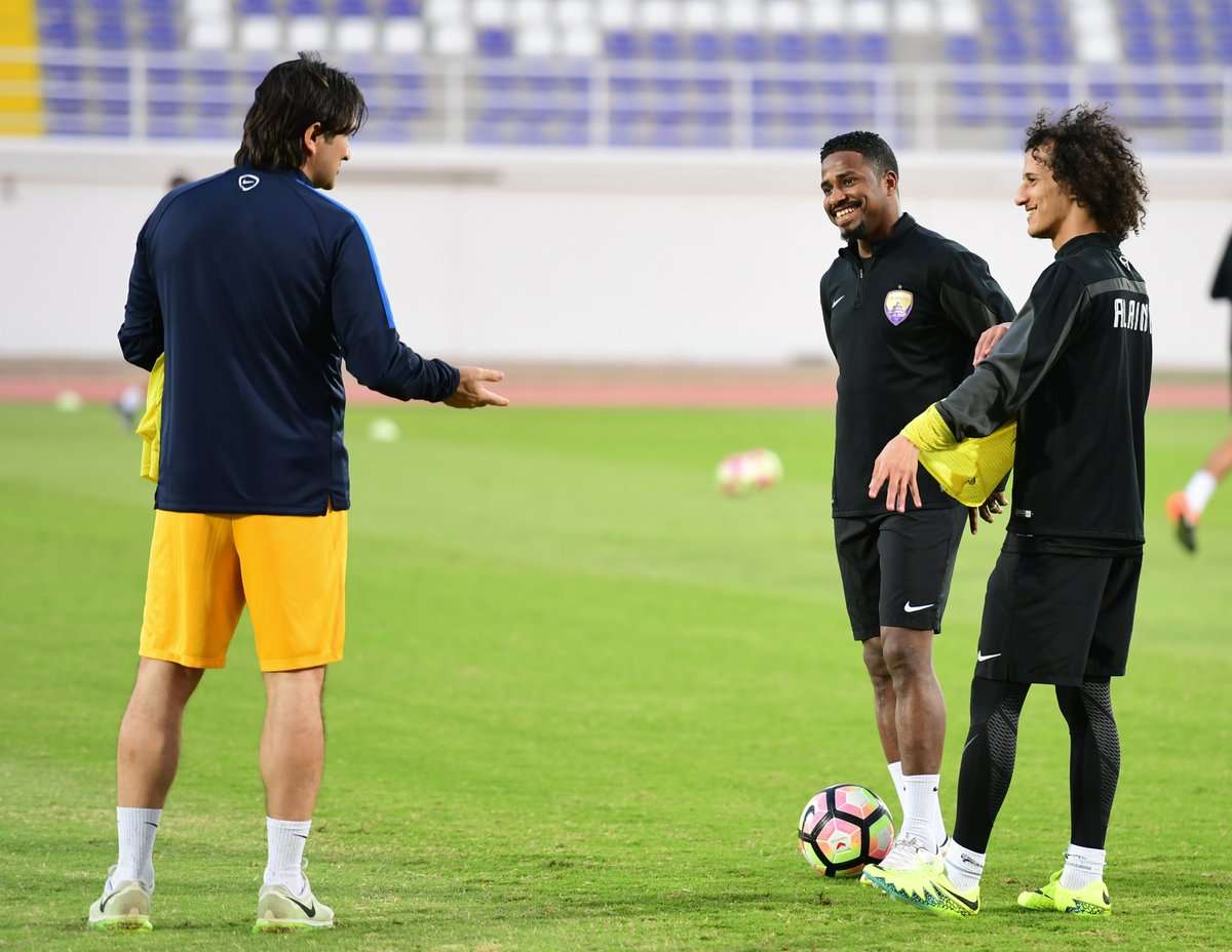 الشمراني فى التدريبات 