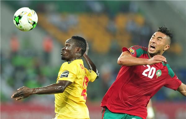 جانب من لقاء المغرب وتوجو