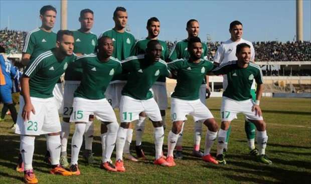 صورة أرشيفية للاعبي أهلي طرابلس