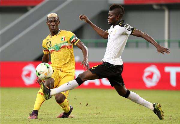 جانب من مباراة مالي وغانا