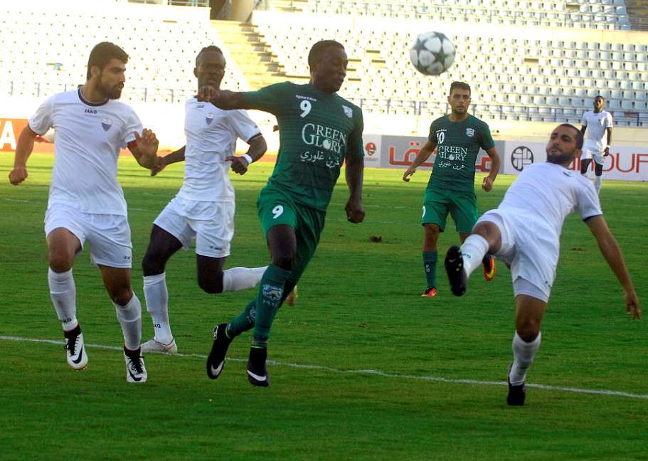 من مباراة الذهاب بين الأنصار وطرابلس