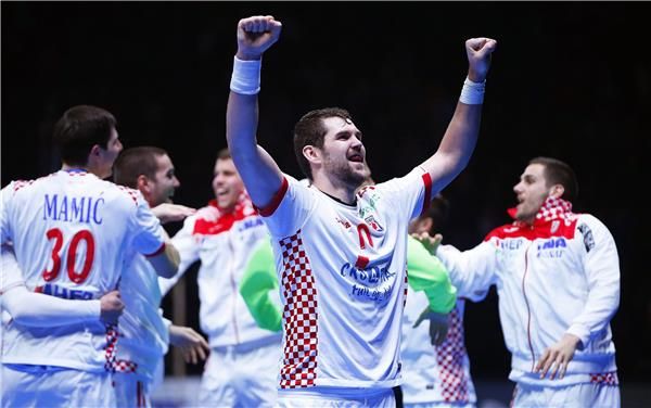 فرحة لاعبي منتخب كرواتيا