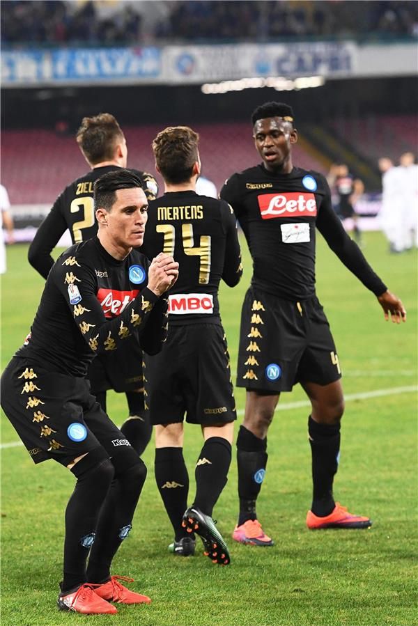 احتفال كاييخون بهدف المباراة