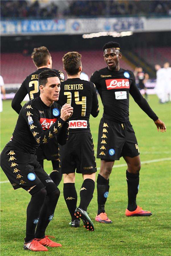 احتفال كاييخون بهدف المباراة