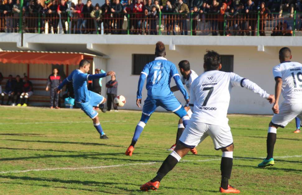 جانب من لقاء الهلال وشباب رفح
