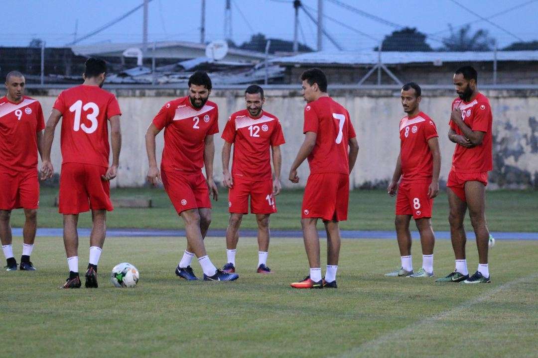 جانب من استعدادات المنتخب التونسي