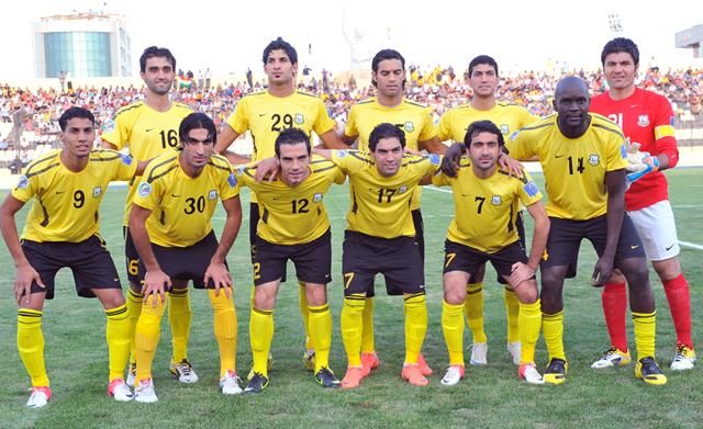 صورة أرشيفية للاعبي فريق أربيل المنسحب