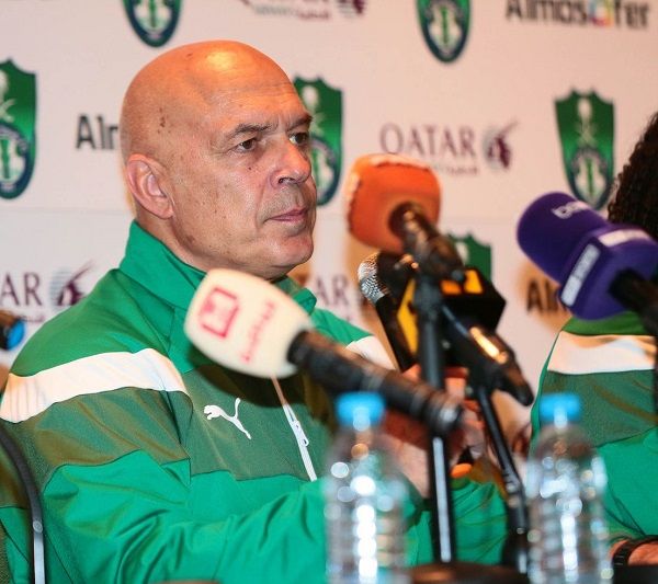 جانب من المؤتمر الصحفي لكريستيان جروس