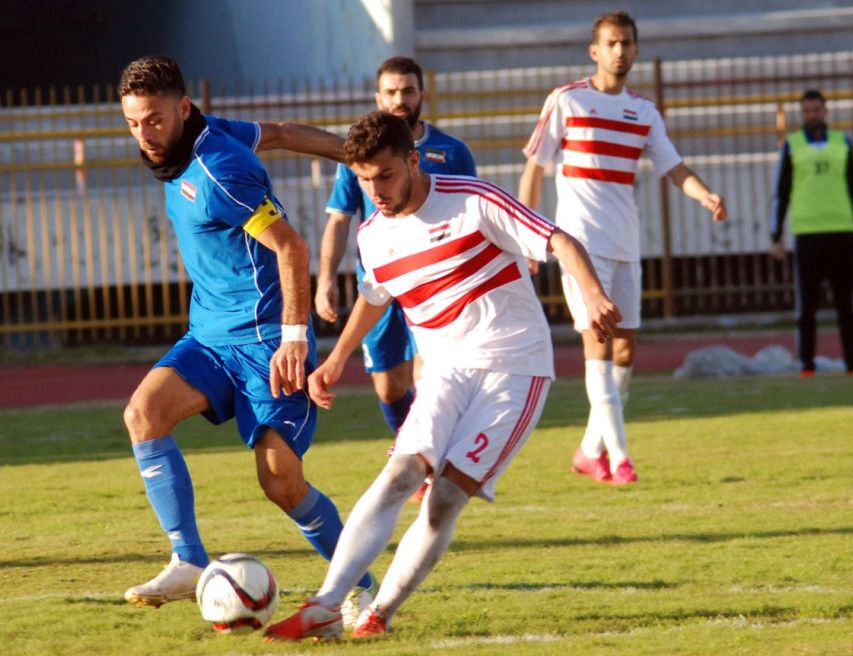 صورة أرشيفية من مباريات الدوري السوري