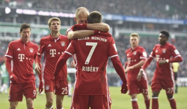 روبن يشكر ريبيري على صناعة الهدف الأول