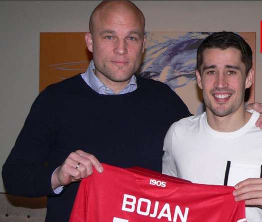 بويان كركيتش أثناء تقديمه