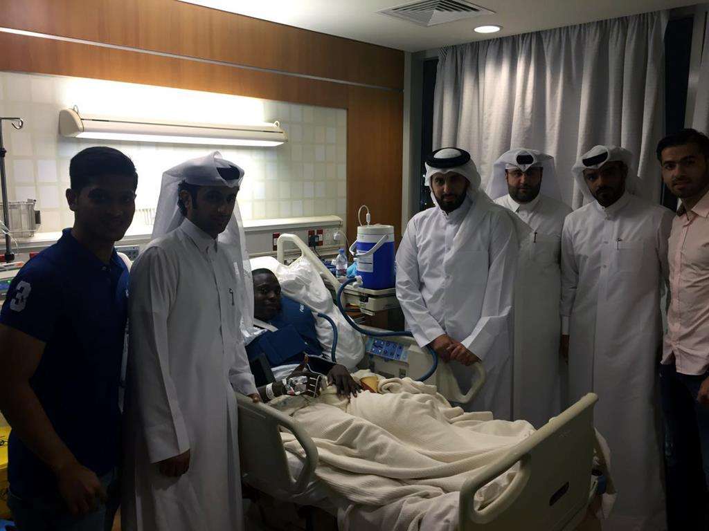 مسؤولو الأهلي يزورون بينسون