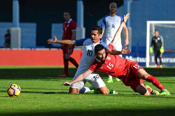 لقطة من المباراة