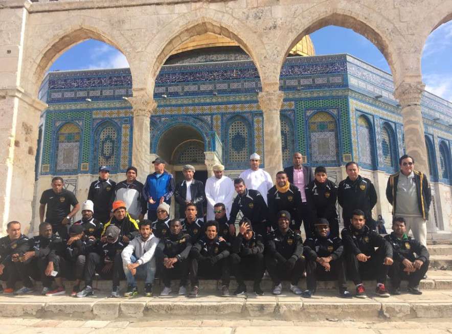 السويق العماني داخل باحات المسجد الأقصى