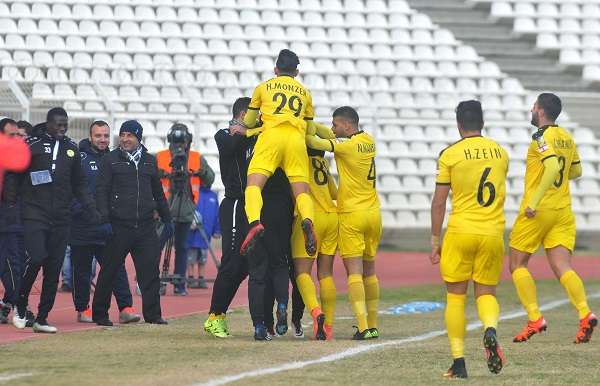 فرحة لاعبي العهد