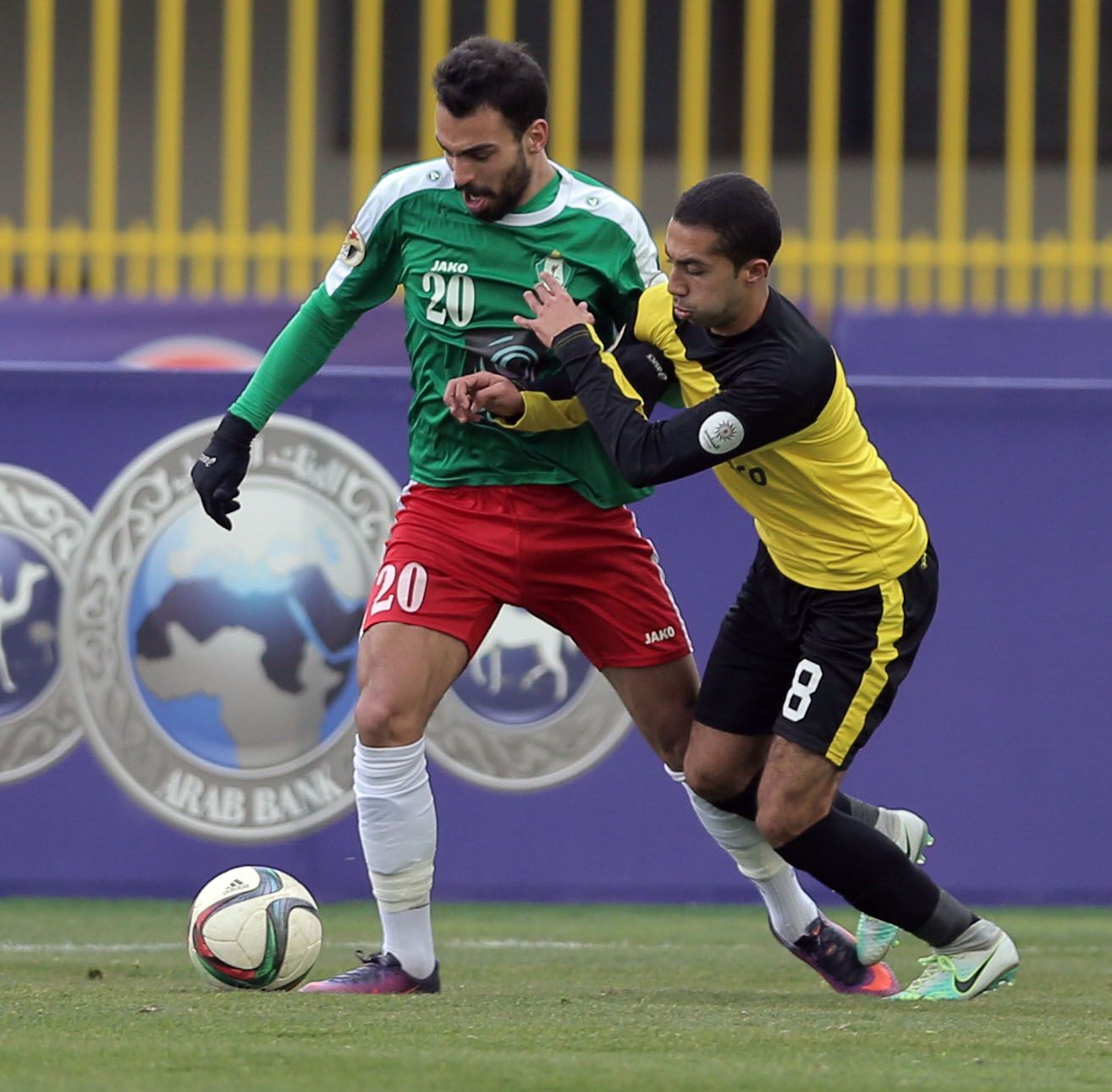 من لقاء سابق بين الوحدات والحسين إربد