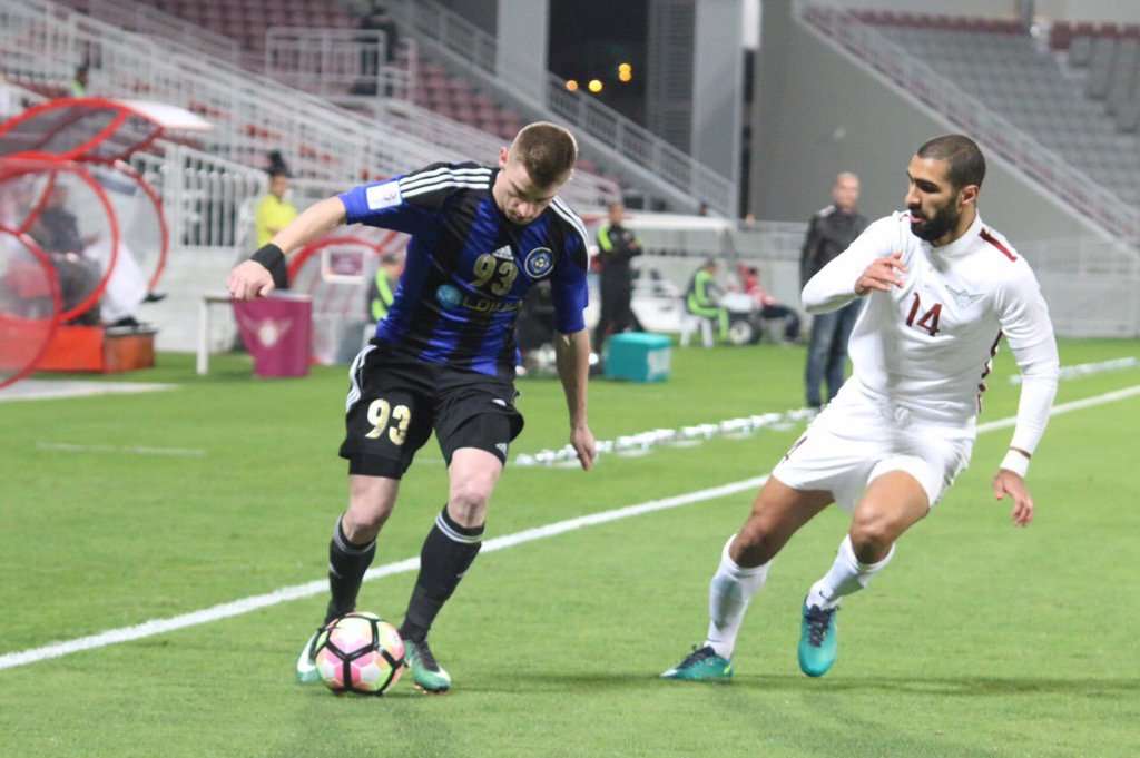 جانب من المباراة