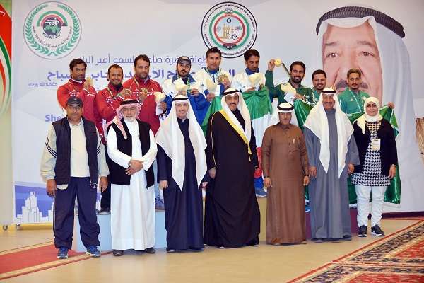 تكريم الكويت فى المركز الاول فى مسابقة سكيت رجال فرق - رجال