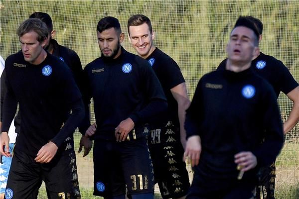 ميليك اثناء التدريبات