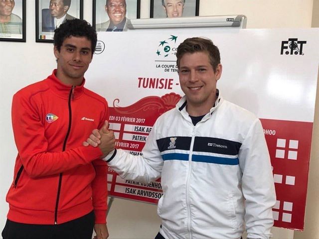 باتريك روزينهولم وعزيز دوقاز قبل القاء