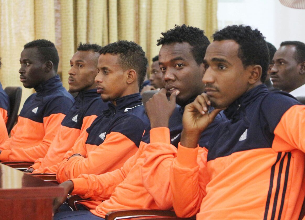 لاعبو منتخب الشباب