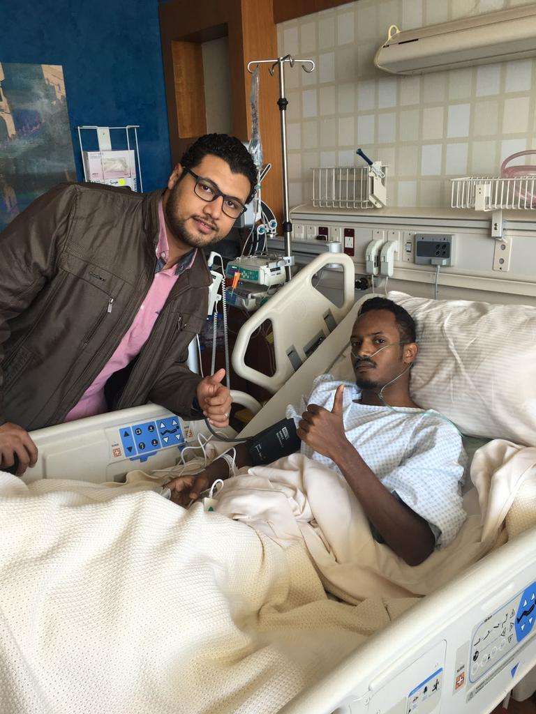 عواجي بعد إجراء الجراحة