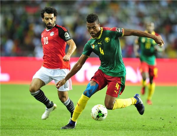 جانب من المباراة النهائية بين الكاميرون ومصر