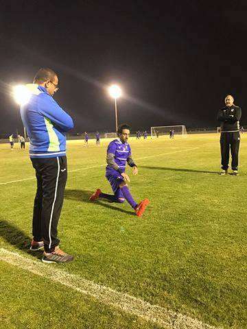 أيمن حفني في تدريبات الزمالك استعدادا للقمة