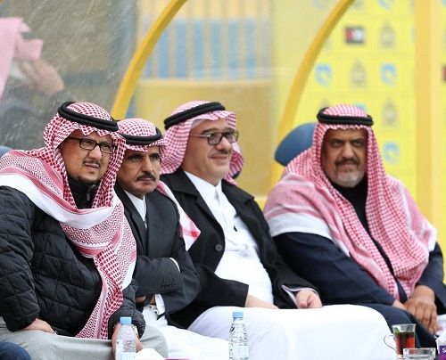 الأمير فيصل بن تركي - الأول من ناحية اليسار