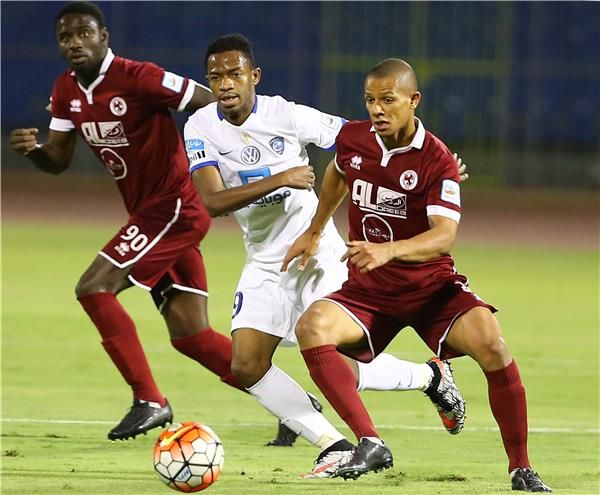 لقطة من لقاء سابق بين الفيصلي والهلال