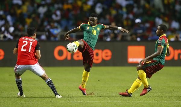 جانب من المباراة النهائية بين مصر والكاميرون في أمم إفريقيا 2017