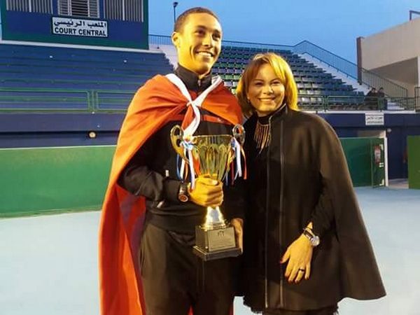 من تتويج محمد علي بللونة ببطولة افريقيا للشباب