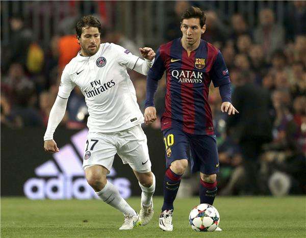 برشلونة وباريس سان جيرمان من لقاء سابق