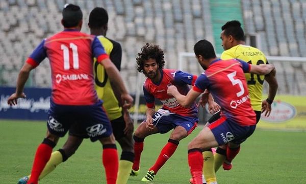 جانب من مباراة دجلة وبتروجيت